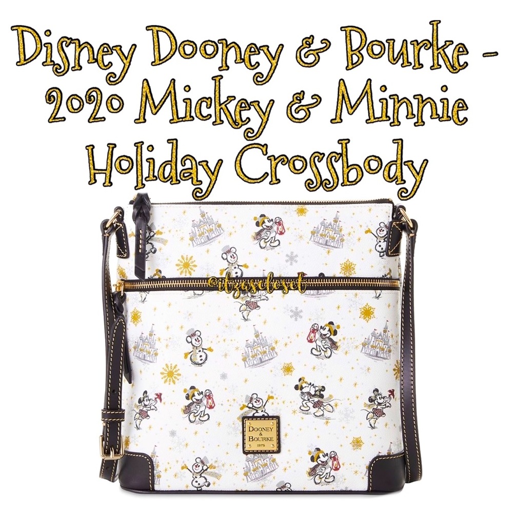 Disney Dooney & Bourke Bag 2020 Mickey & Minnie Christmas Holiday Crossbody NWT